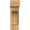 Ekena Millwork Merced Block Rough Sawn Bracket w/ Offset Brace, Western Red Cedar, 6"W x 16"D x 20"H BKT0604X16X20MRC05RWR - alternate 4